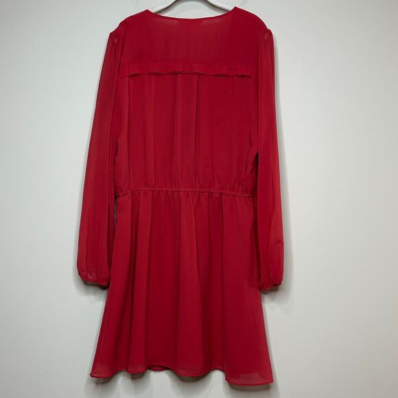 BCBG Generation Red Dress Size Large - Picture 7 of 10